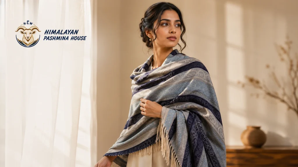 Authentic Himalayan pashmina shawls — handwoven Chyangra cashmere from Nepal