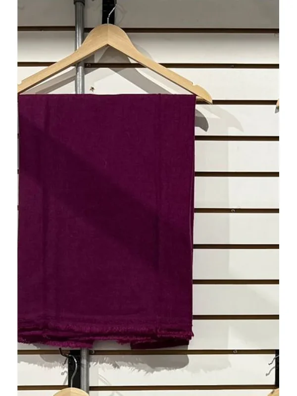 Pure Pashmina Shawl – Solid Collection | Handwoven Nepal
