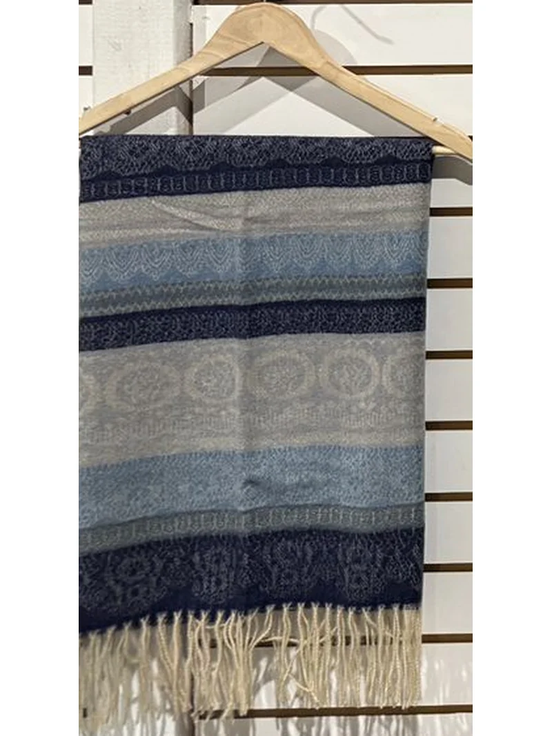 Pashmina Stole – Woven Pattern Collection | Handwoven Nepal - Image 2
