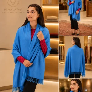 Pure Pashmina Shawl – Solid Collection | Handwoven Nepal