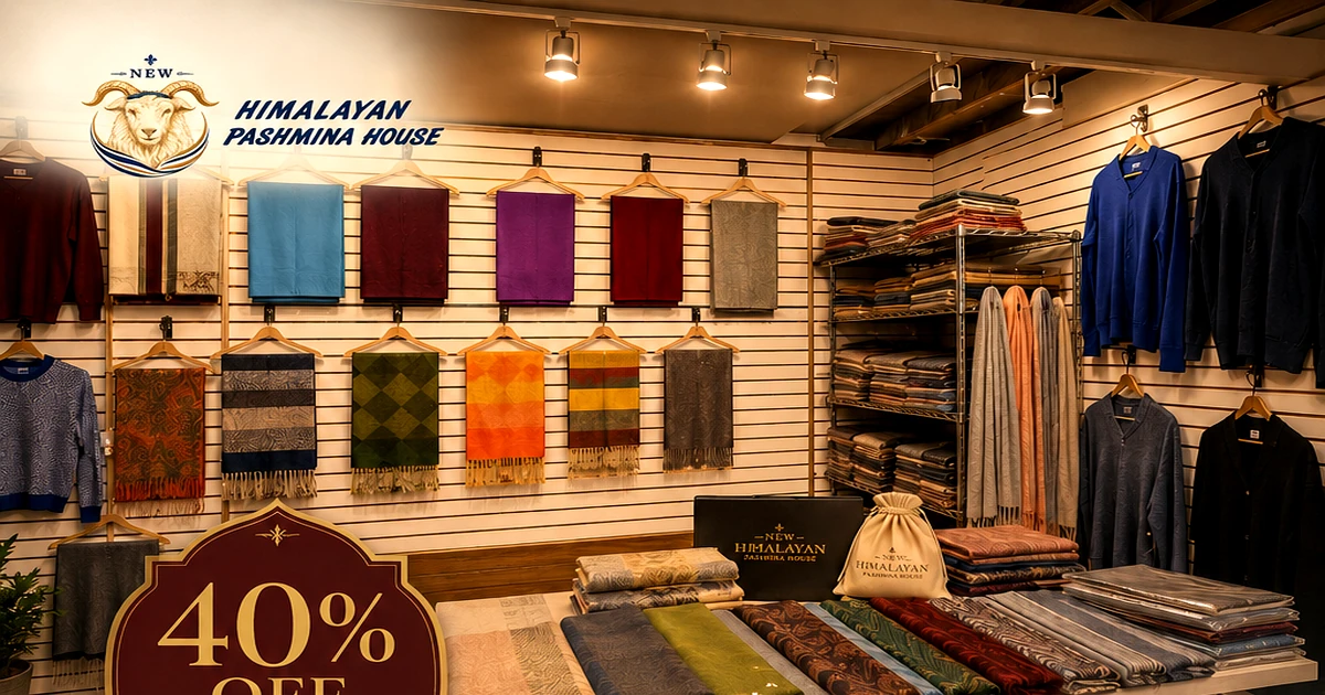 New Himalayan Pashmina House private showroom in Etobicoke, Toronto