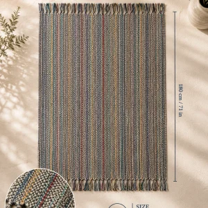 Reversible pashmina blanket size 130x180cm (51x71in)