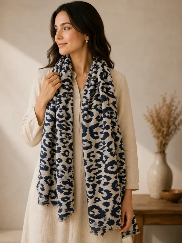 Pashmina Stole – Woven Pattern Collection | Handwoven Nepal